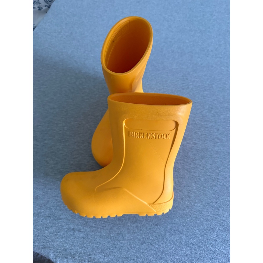 Birkenstock Derry Women's Yellow Lightweight Rubber Rain Boots Welly Size 6-6.5*